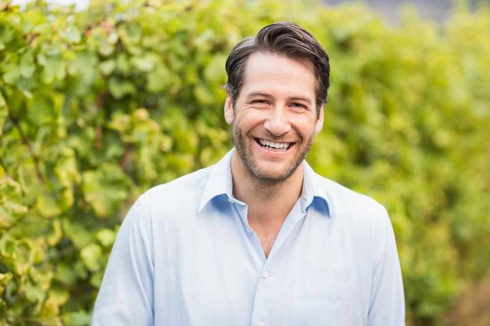 man smiling after root canal
