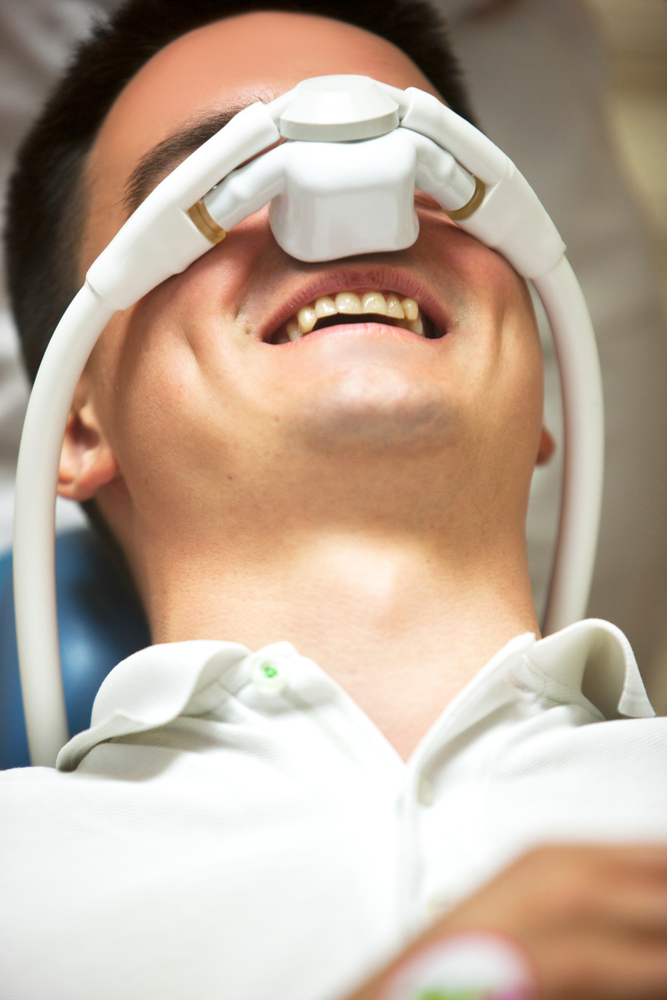 dental patient experiences calm sensation during sedation dentistry