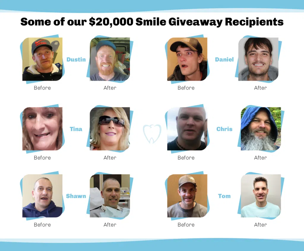 $20,00.00 smile giveaway Recipients